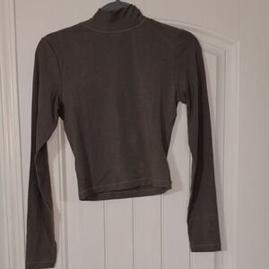 ReoRia Women's Long Sleeve Top in Gray